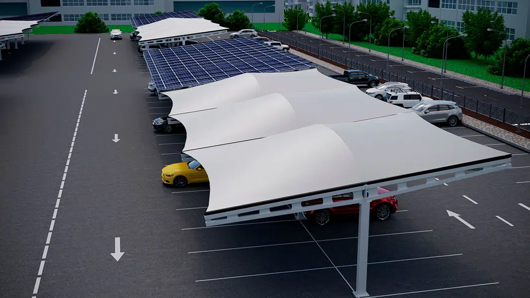 PVS-Hybrid Profile solar car park