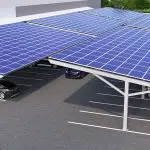Economy Profile Solar Panels Car Park