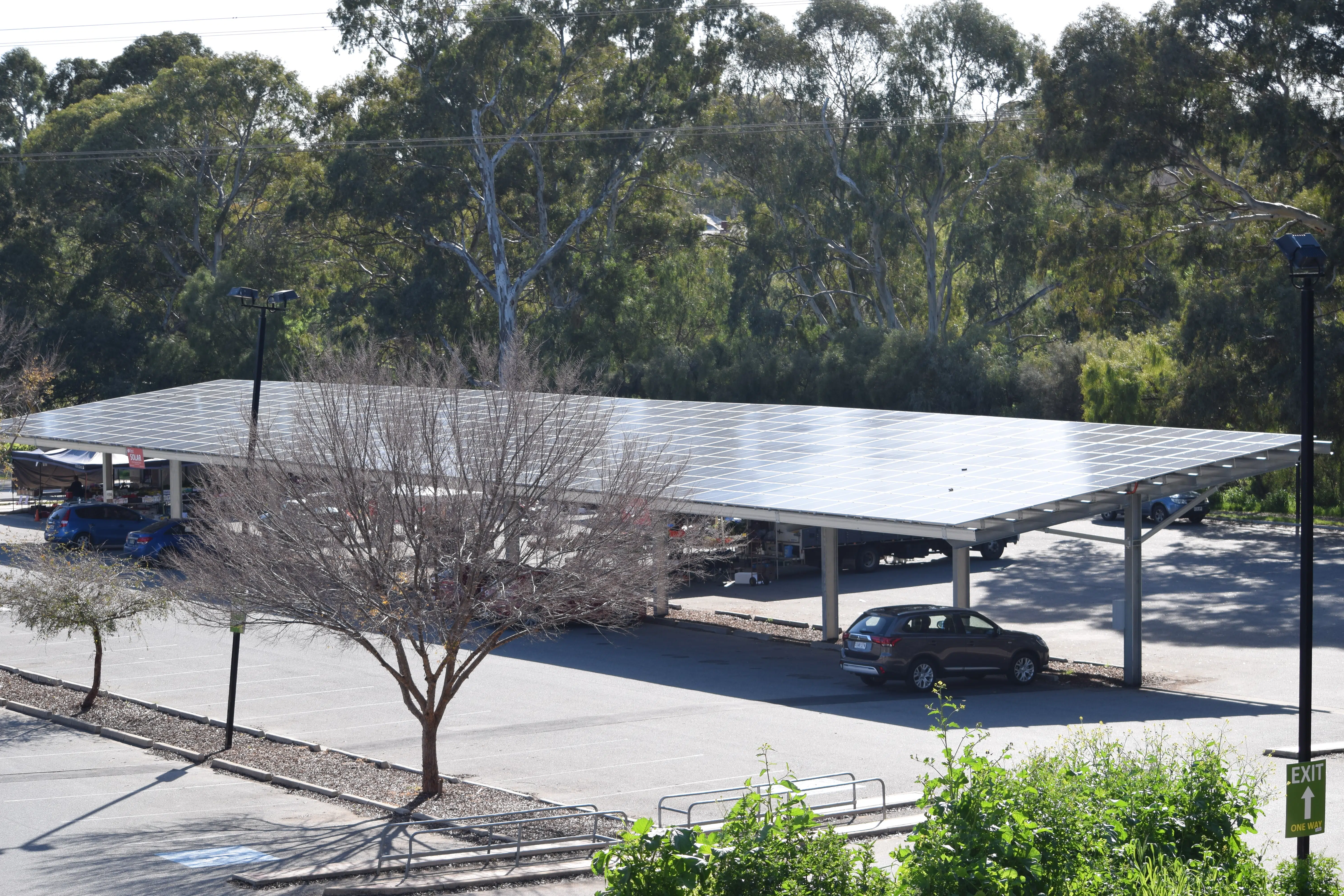 Old Spot Solar Car Park Shade Structure