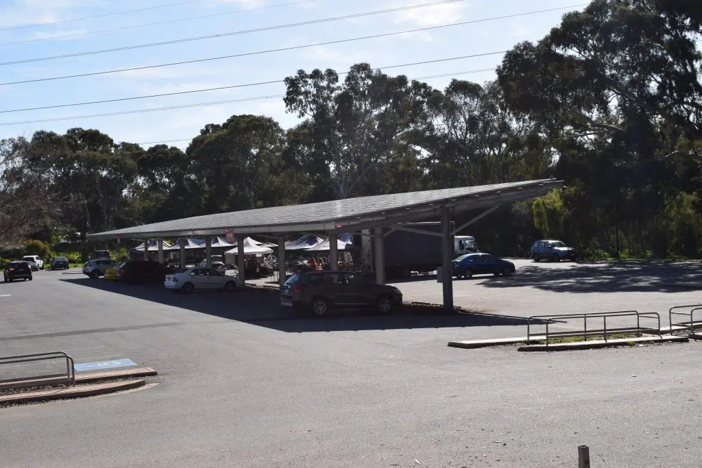 Old Spot Solar Car Park Shade Structure - Car Park Shade Structures Sydney