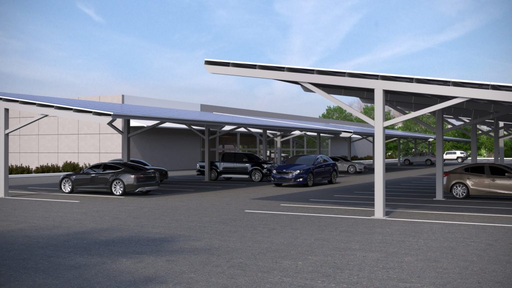 Economy Profile PV Structure Solar Car Park
