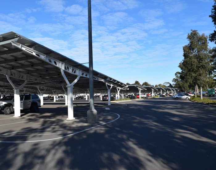 Elizabeth Solar Car Park Shade Structures